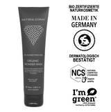 Baby-Shampoo - Erwachsenen-Shampoo - Duschgel - Hochwertige-Inhaltsstoffe - Ingredients - Aloe-Barbadensis-Leaf-Juice - Aqua - Glycerin - Decyl-Glucoside - Coco-Glucoside - Sodium-Coco-Sulfate - Chondrus-Crispus-Powder - Glyceryl-Oleate - Parfum - Calendula-Officinalis-Flower-Extract - Limonene - Tocopherol - Glyceryl-Caprylate - Maris-Sal - Levulinic-Acid - Sodium-Levulinate - Sodium-Polyphosphate - Sodium-Anisate - Glycine-Soja - Linalool - Citral