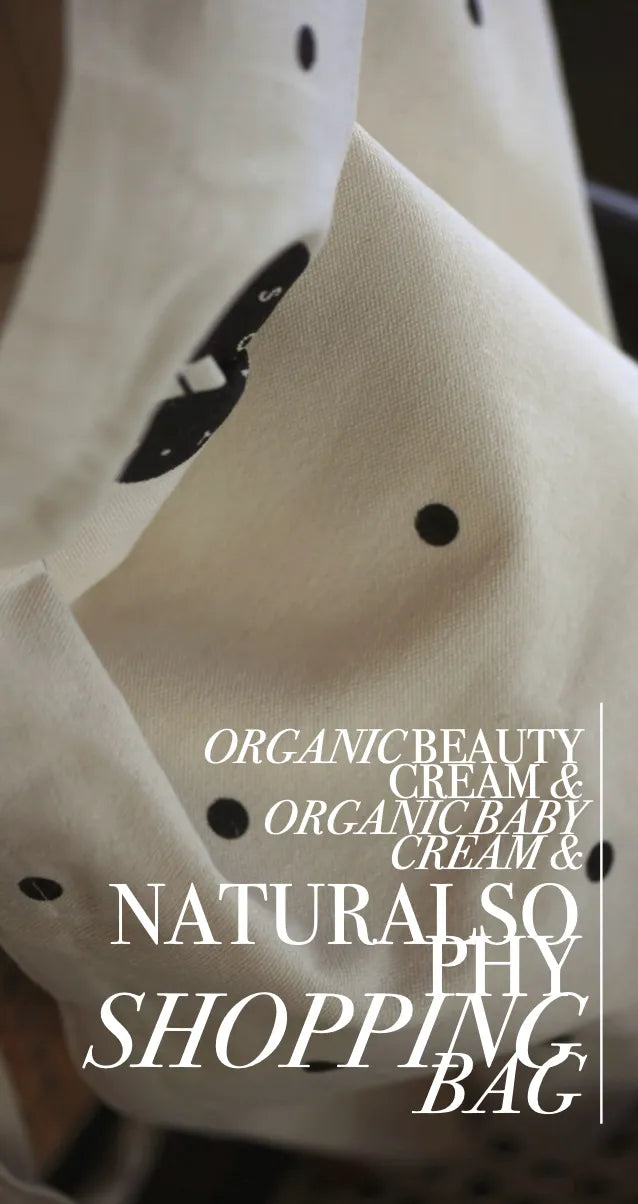 Bio Pflege-Duo Set: Organic Beauty Cream &amp; Organic Baby Cream mit Naturalsophy Tasche in Schwarz
